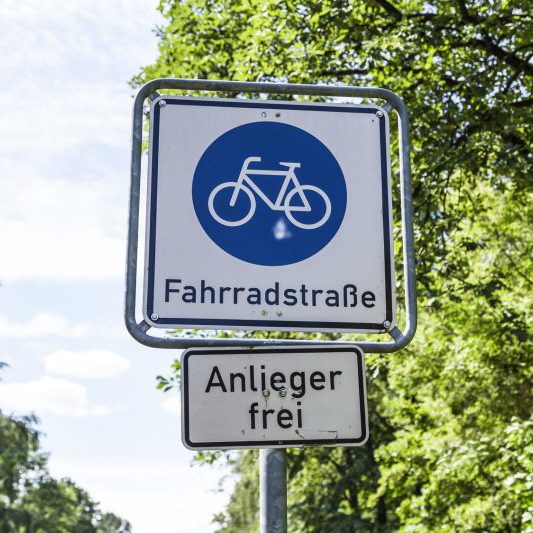 Schild Fahrradstraße Schild Fahrradstraße