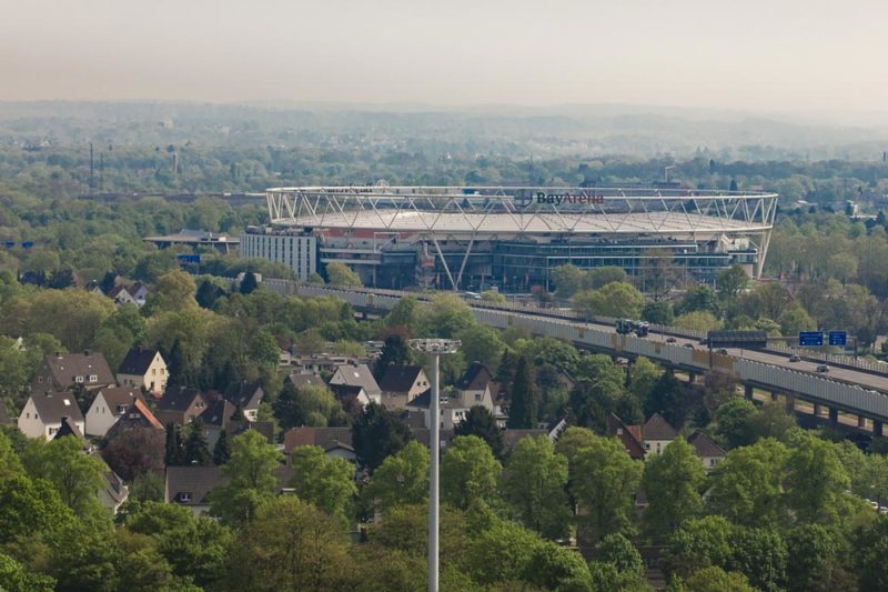Luftansicht BayArena