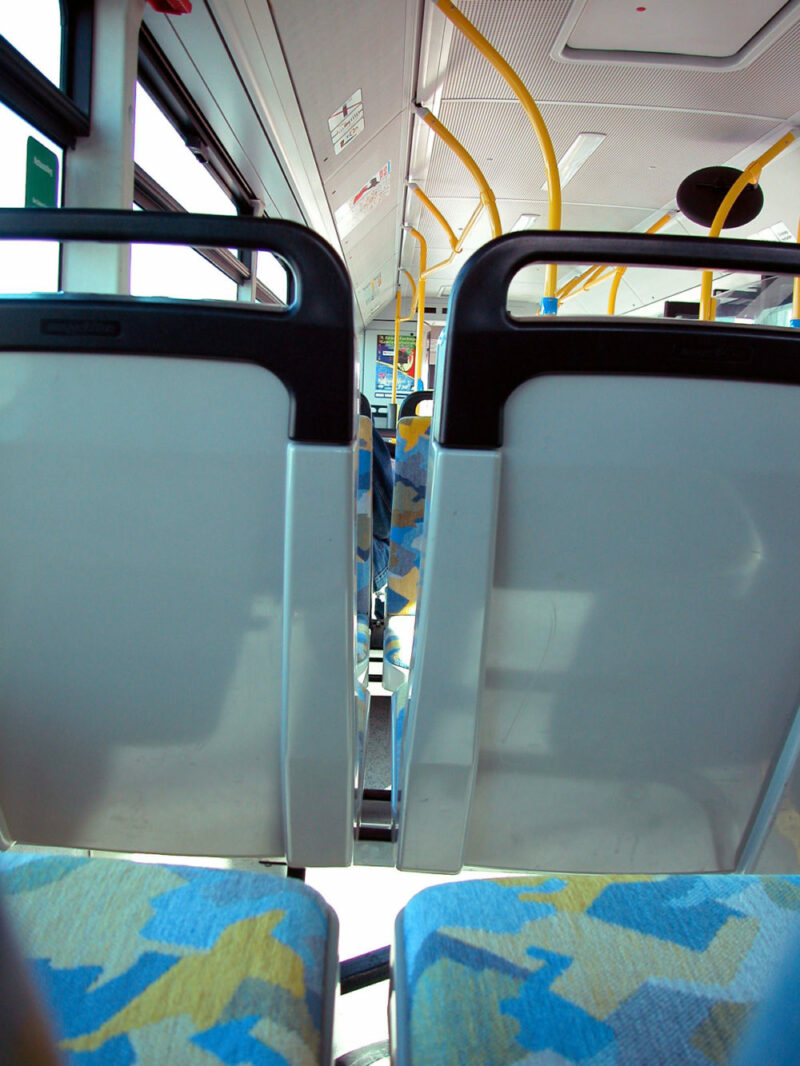 Sitzplätze im Bus