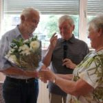 Walter Westmeier mit Hans Klose und Marianne Hoermann