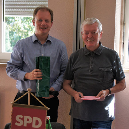 Herr Dr. Rudersdorf mit Hans Klose Herr Dr. Rudersdorf mit Hans Klose