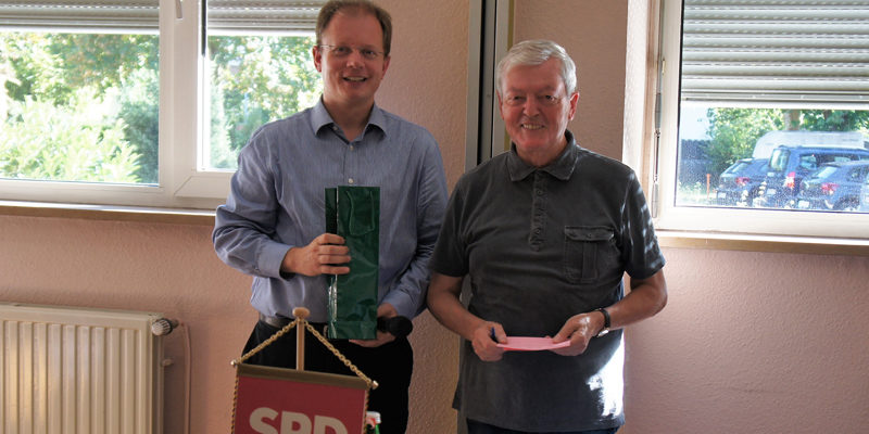 Herr Dr. Rudersdorf mit Hans Klose