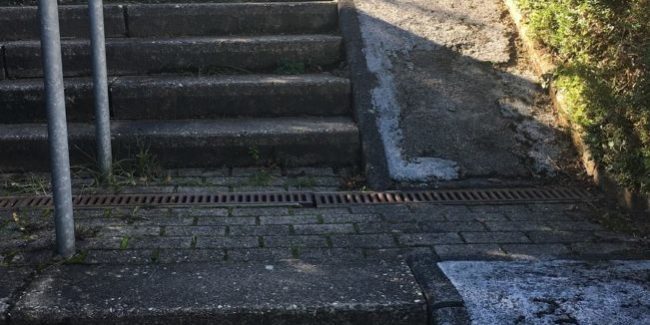 Treppenaufgang zur Kandinskystraße Treppenaufgang zur Kandinskystraße