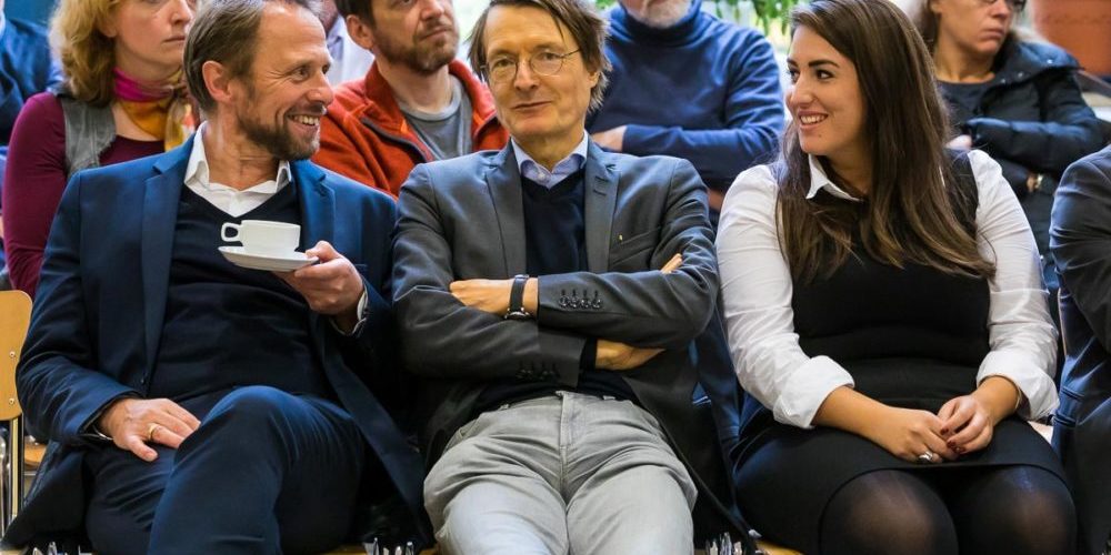 Uwe Richrath, Karl Lauterbach und Aylin Dogan