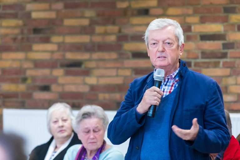 Hans Klose beim Parteitag