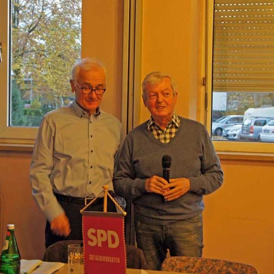 Rainer Häusler mit Hans Klose