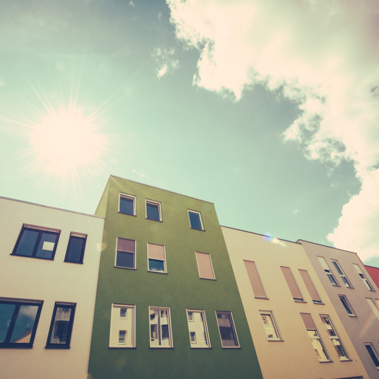 Sozialer-Wohnungsbau Wohnhäuser