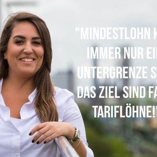 Aylin bloggt zum Thema Mindestlohn Aylin bloggt zum Thema Mindestlohn