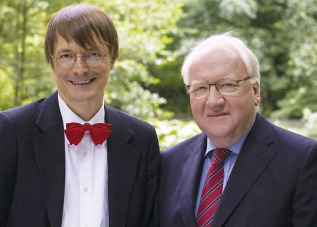 Ernst Küchler mit Karl Lauterbach MdB