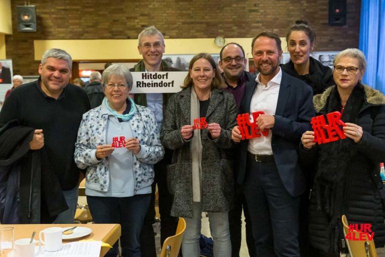 Der Ortsverein Rheindorf Hitdorf mit Uwe Richrath