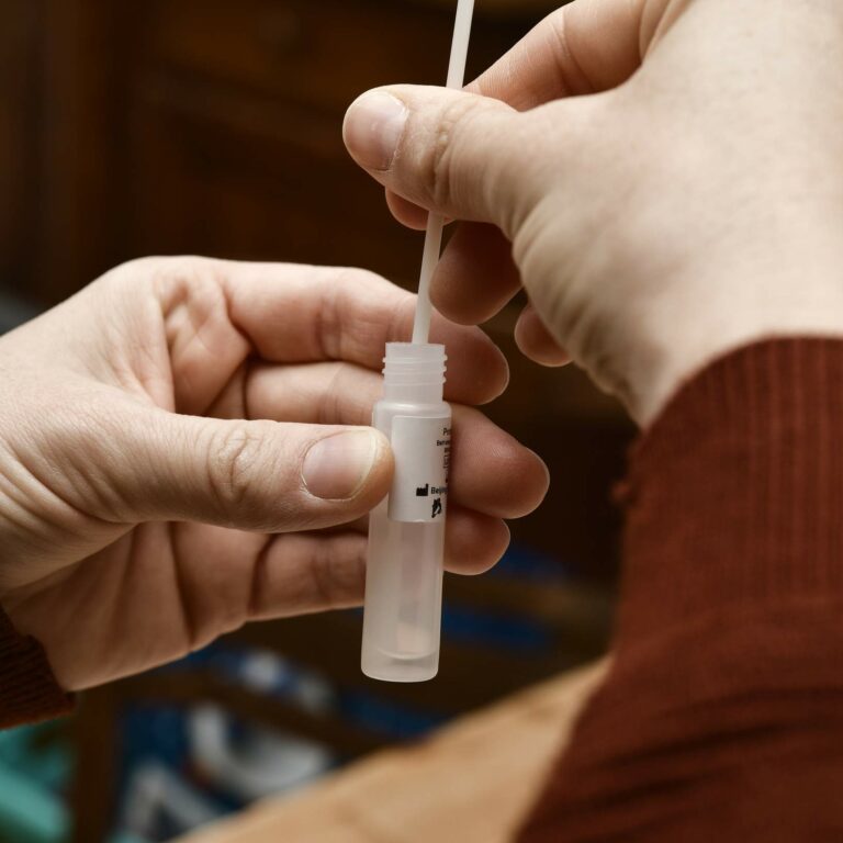 Corona-Test Corona-Test / Bildnachweis: Schanz & Partner / photocase.de