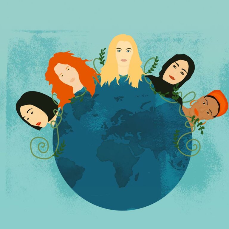 Frauentage multiethnische frauen planet / Bildnachweis: Sybille Sterk / photocase.de