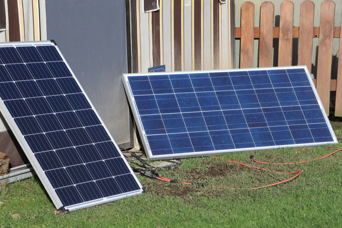 alternative Energie to go - Solarmodule / Bildnachweis: Helgi / photocase.de