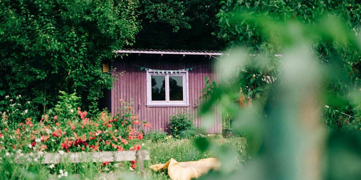 Gartenhäuschen im Kleingarten Gartenhäuschen im Kleingarten / Bildnachweis: Eliza / photocase.de