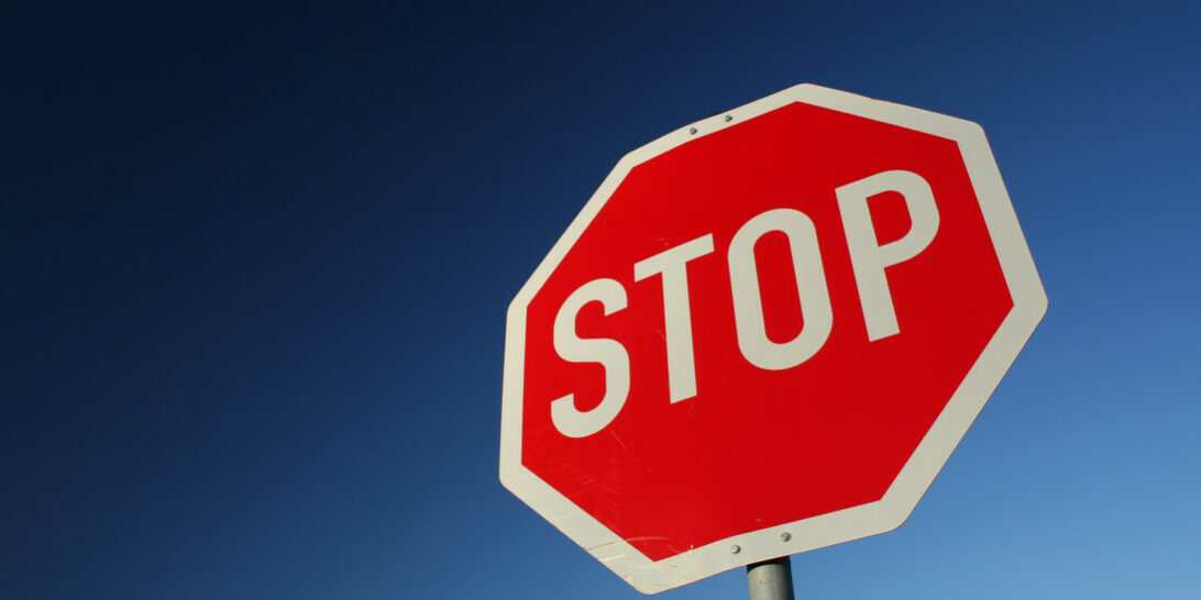 Stoppschild / Bildnachweis: AndreasF. / photocase.de