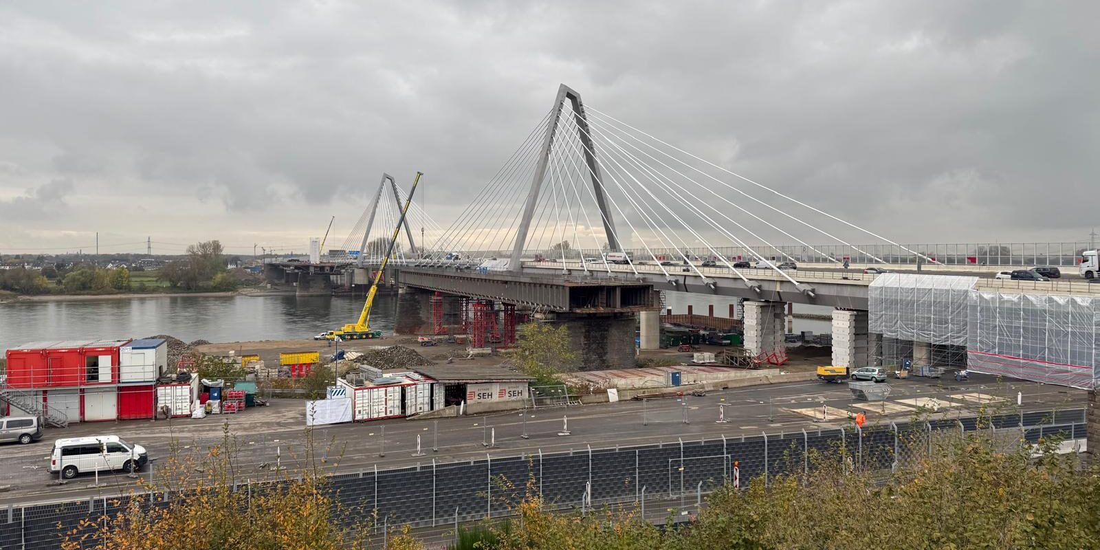 Baustelle Rheinbrücke