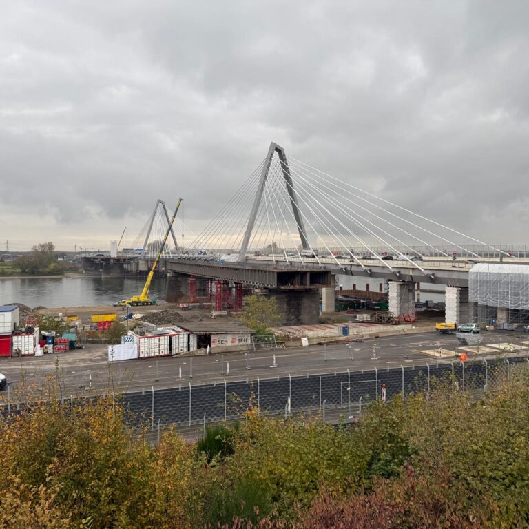Baustelle Rheinbrücke